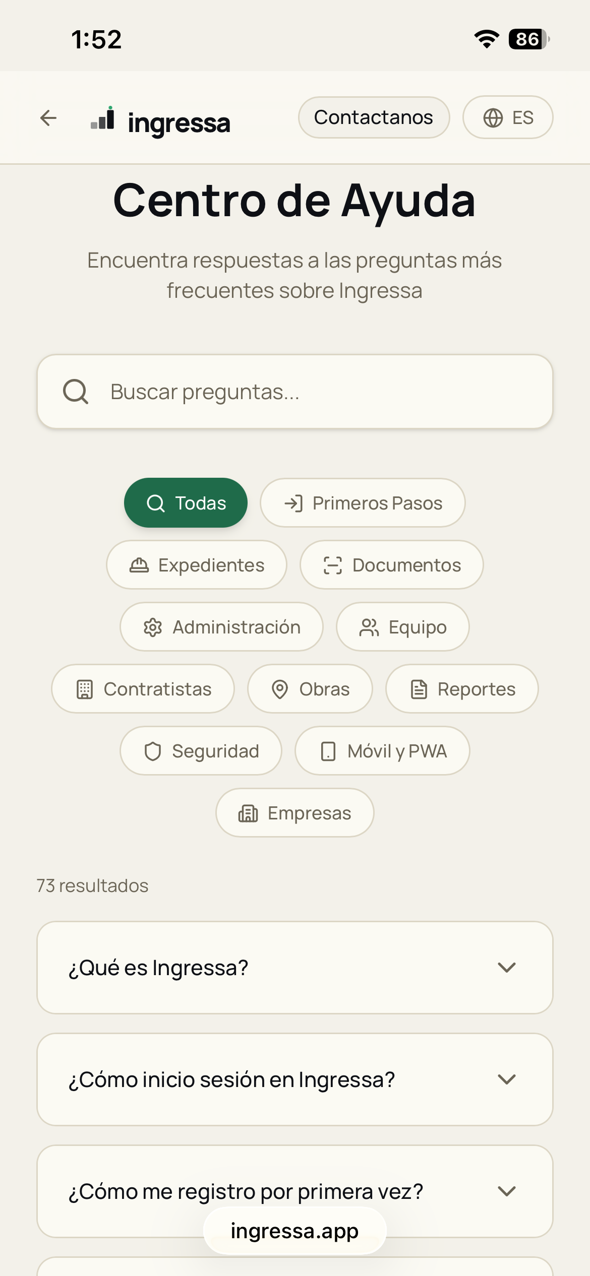 Facilidad de uso